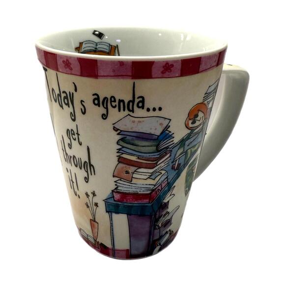 Other - Johnson Brothers Born to Shop “Today’s Agenda” Ceramic Coffee Mug